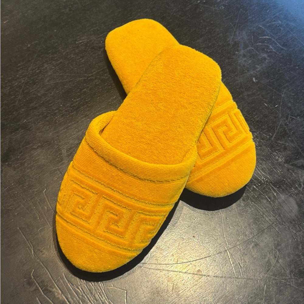 VERSACE “La Greca” Slippers